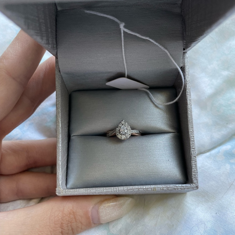 10k Rose Gold Engagement Ring